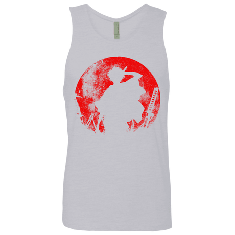 T-Shirts Heather Grey / S Samurai Swords Men's Premium Tank Top