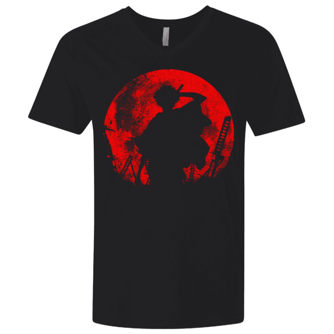 T-Shirts Black / X-Small Samurai Swords Men's Premium V-Neck