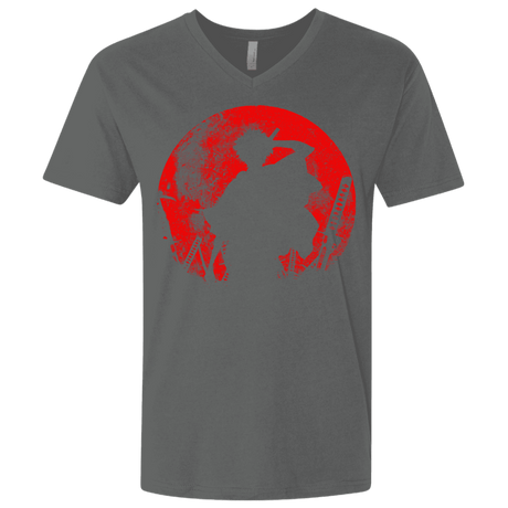 T-Shirts Heavy Metal / X-Small Samurai Swords Men's Premium V-Neck