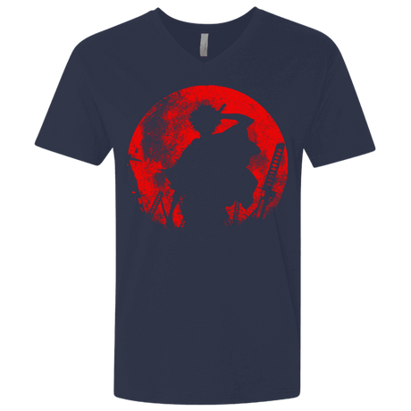 T-Shirts Midnight Navy / X-Small Samurai Swords Men's Premium V-Neck