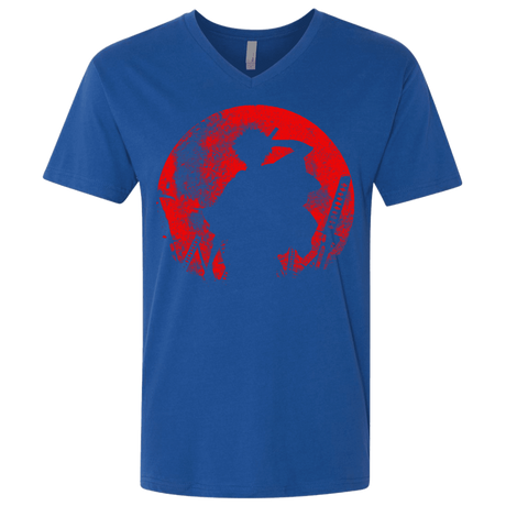 T-Shirts Royal / X-Small Samurai Swords Men's Premium V-Neck