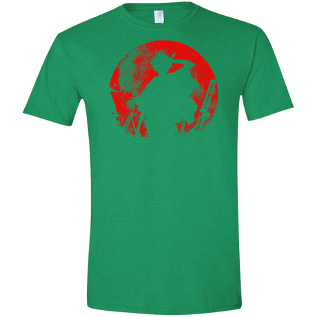 T-Shirts Heather Irish Green / S Samurai Swords Men's Semi-Fitted Softstyle