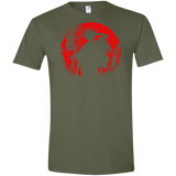 T-Shirts Military Green / S Samurai Swords Men's Semi-Fitted Softstyle