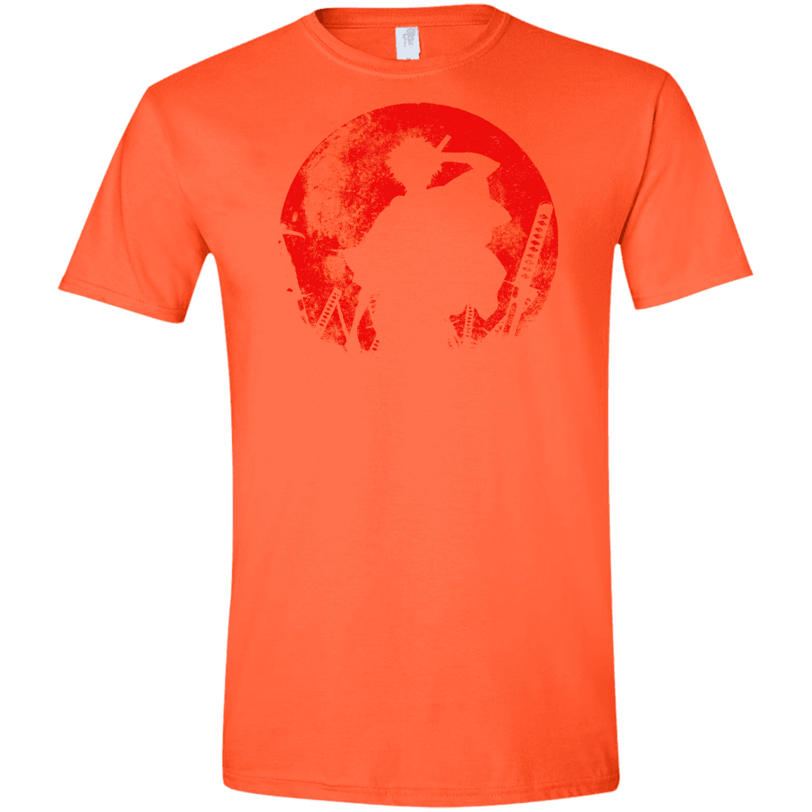 T-Shirts Orange / S Samurai Swords Men's Semi-Fitted Softstyle