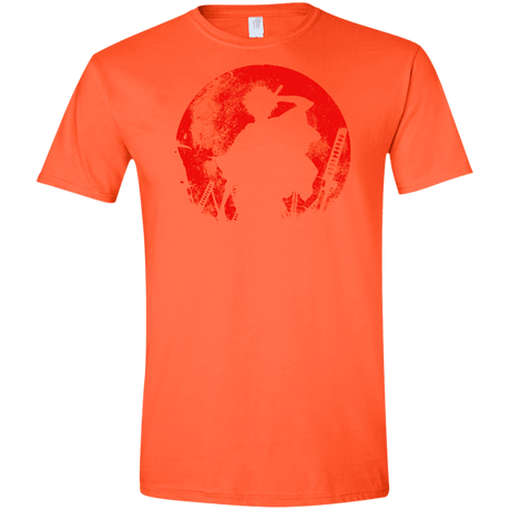 T-Shirts Orange / S Samurai Swords Men's Semi-Fitted Softstyle