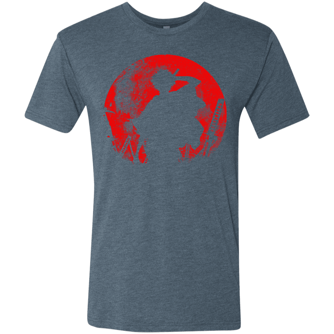 T-Shirts Indigo / S Samurai Swords Men's Triblend T-Shirt