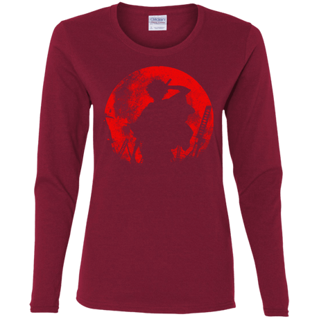 T-Shirts Cardinal / S Samurai Swords Women's Long Sleeve T-Shirt