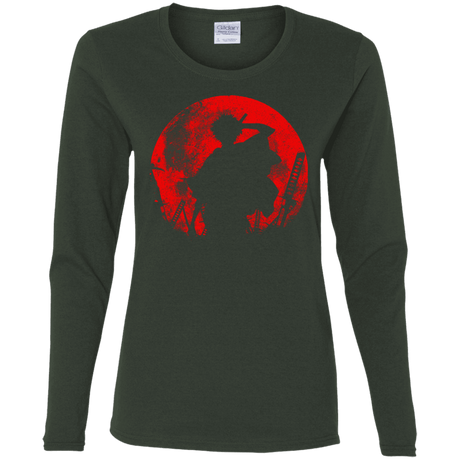 T-Shirts Forest / S Samurai Swords Women's Long Sleeve T-Shirt