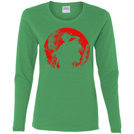 T-Shirts Irish Green / S Samurai Swords Women's Long Sleeve T-Shirt
