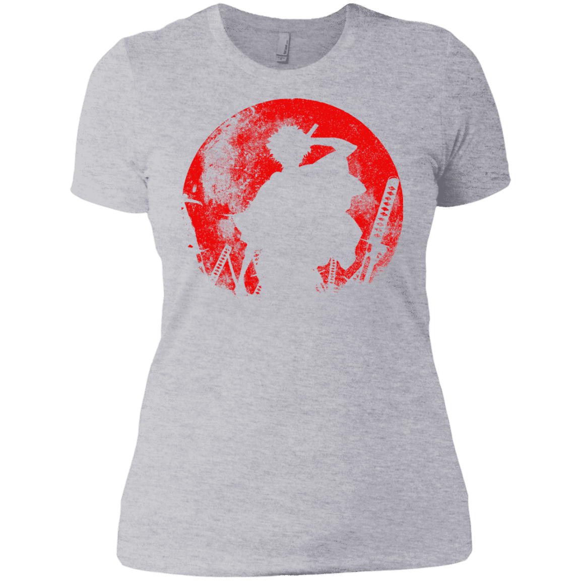 T-Shirts Heather Grey / X-Small Samurai Swords Women's Premium T-Shirt