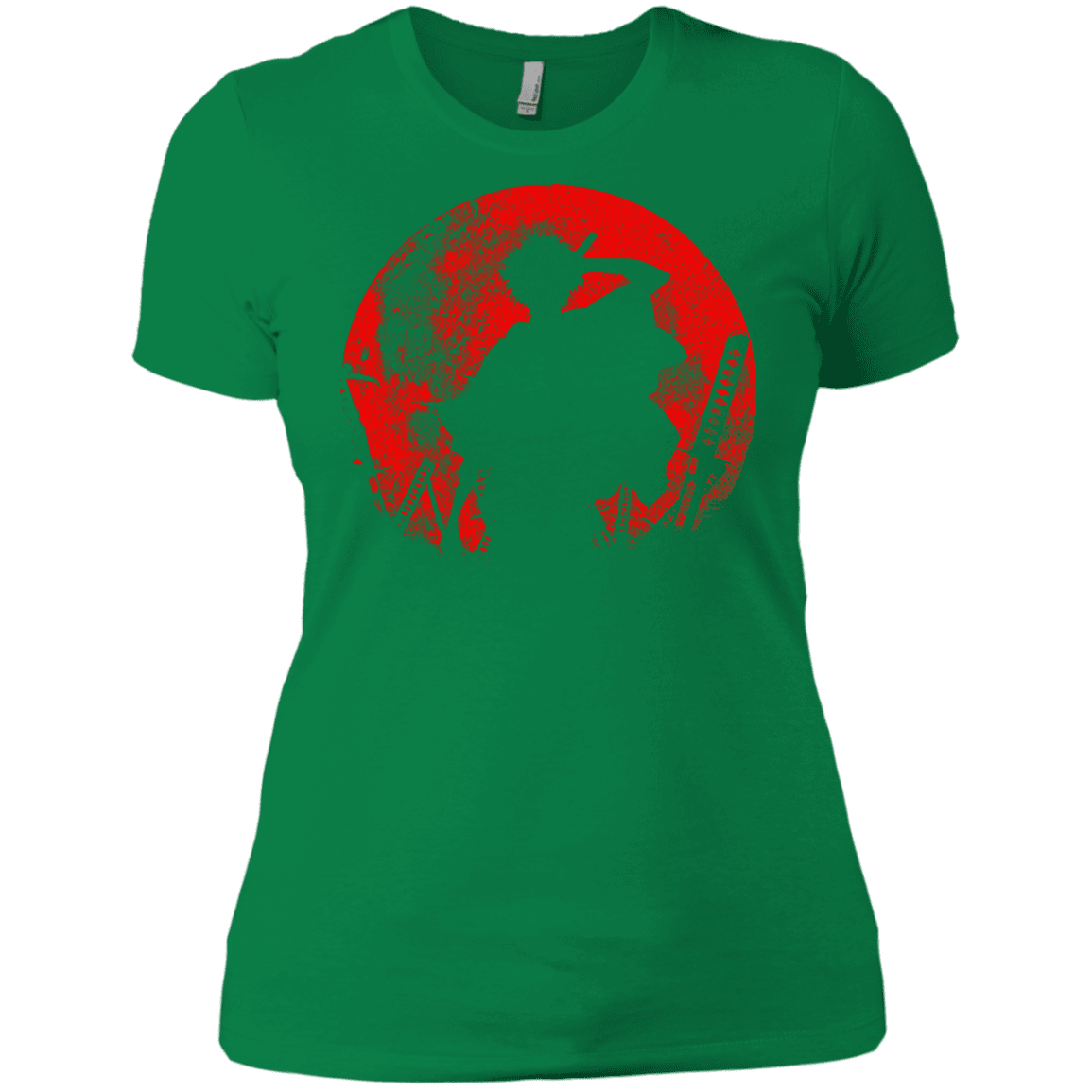 T-Shirts Kelly Green / X-Small Samurai Swords Women's Premium T-Shirt
