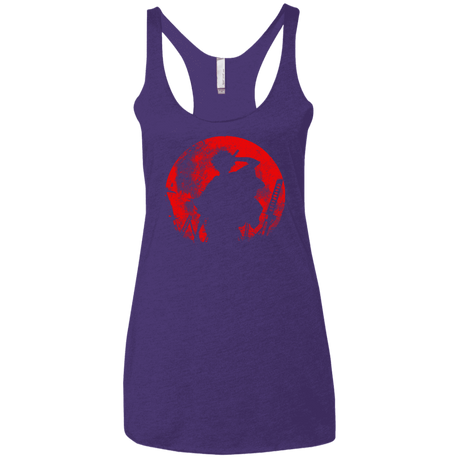 T-Shirts Purple Rush / X-Small Samurai Swords Women's Triblend Racerback Tank