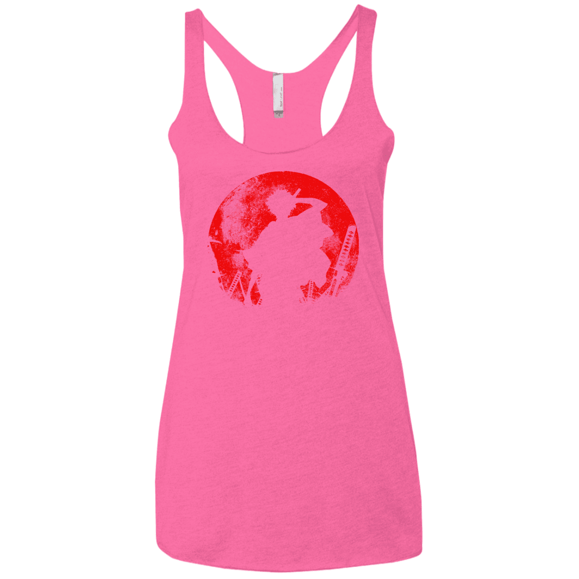 T-Shirts Vintage Pink / X-Small Samurai Swords Women's Triblend Racerback Tank