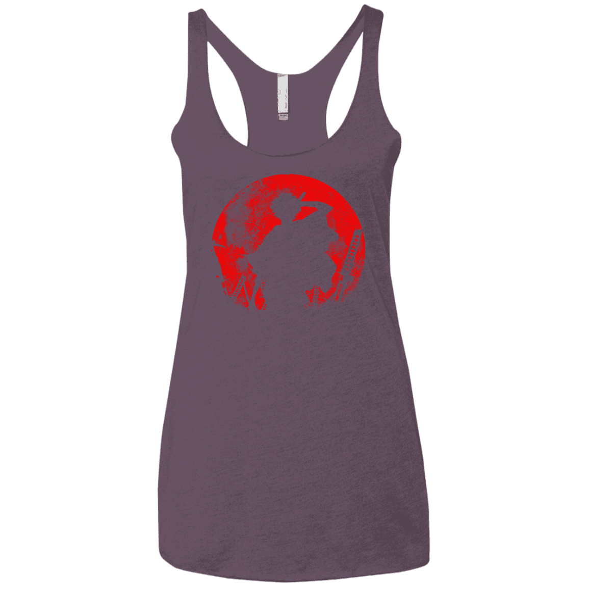 T-Shirts Vintage Purple / X-Small Samurai Swords Women's Triblend Racerback Tank