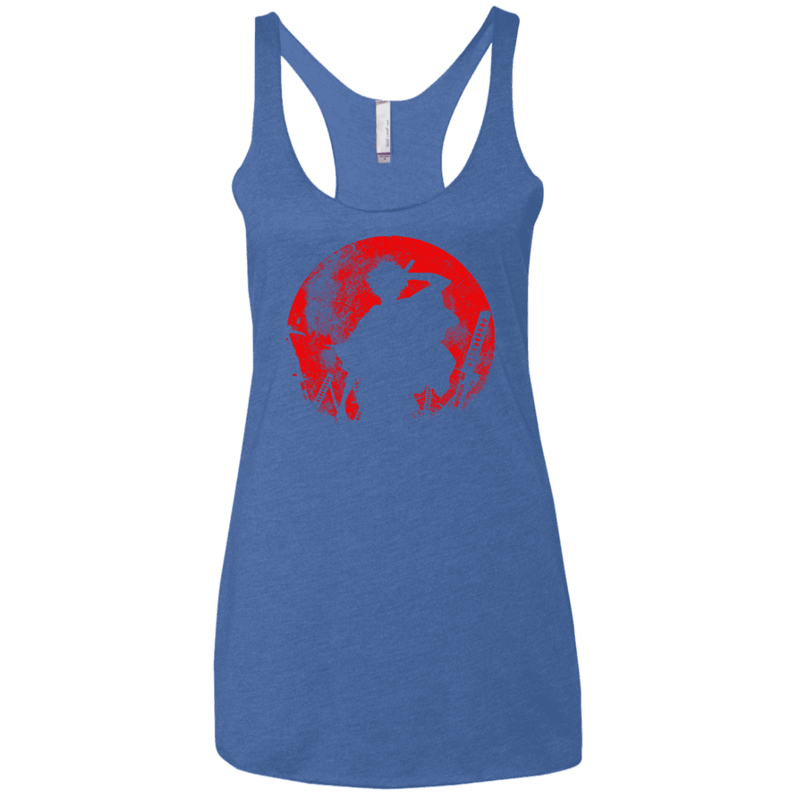 T-Shirts Vintage Royal / X-Small Samurai Swords Women's Triblend Racerback Tank