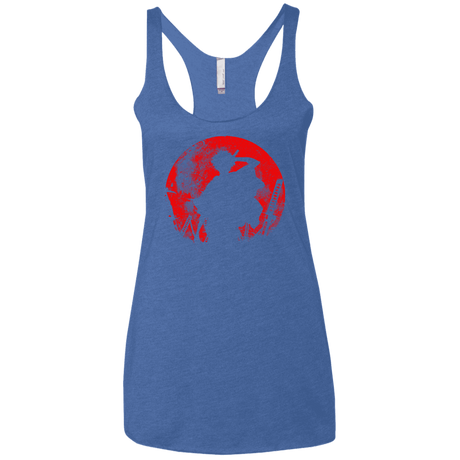 T-Shirts Vintage Royal / X-Small Samurai Swords Women's Triblend Racerback Tank