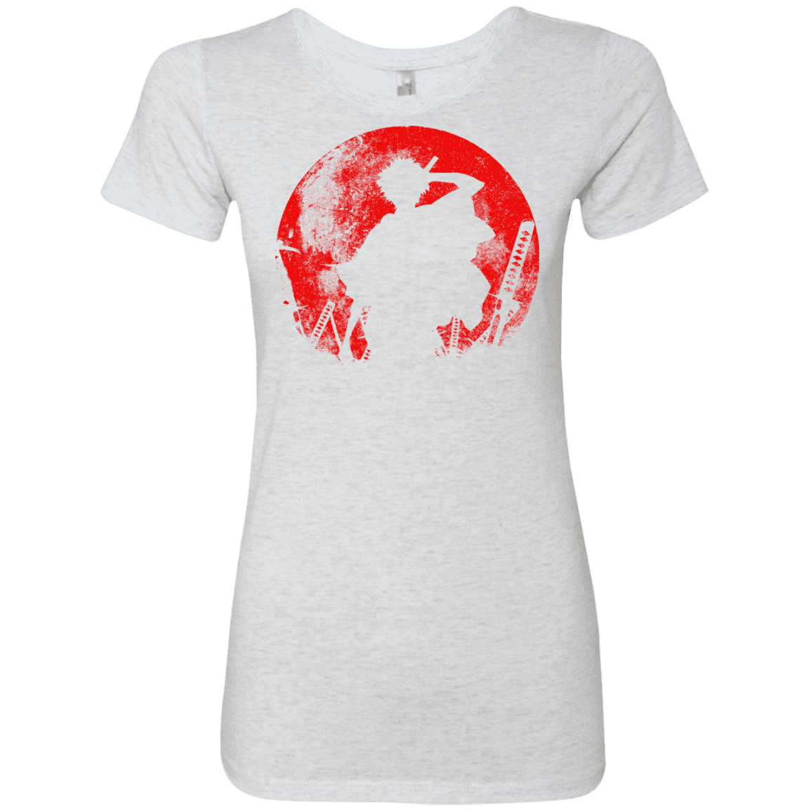 T-Shirts Heather White / S Samurai Swords Women's Triblend T-Shirt