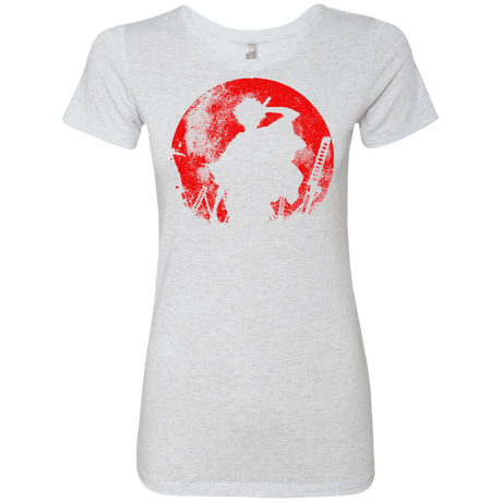 T-Shirts Heather White / S Samurai Swords Women's Triblend T-Shirt