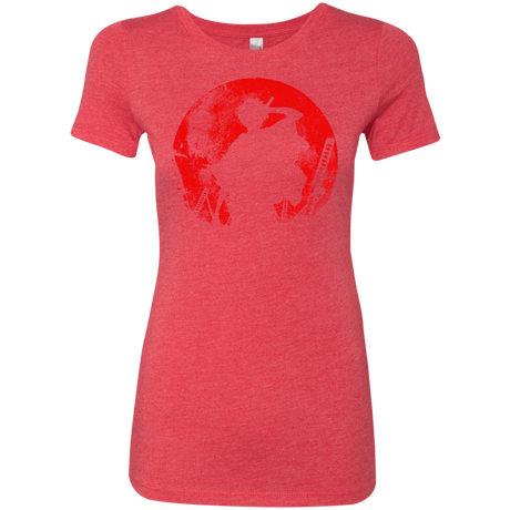 T-Shirts Vintage Red / S Samurai Swords Women's Triblend T-Shirt