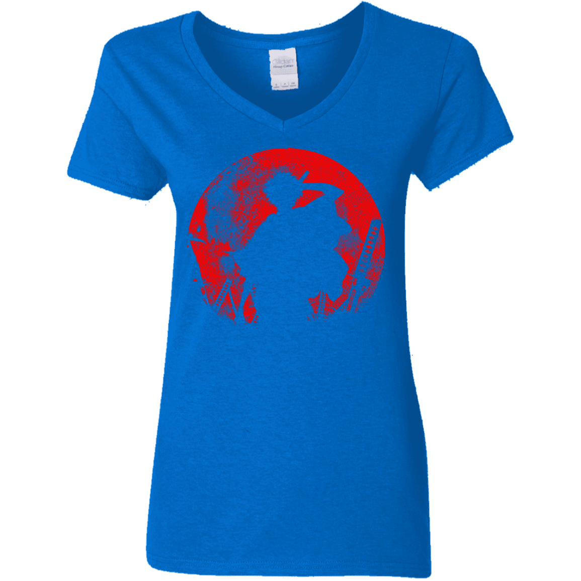 T-Shirts Royal / S Samurai Swords Women's V-Neck T-Shirt