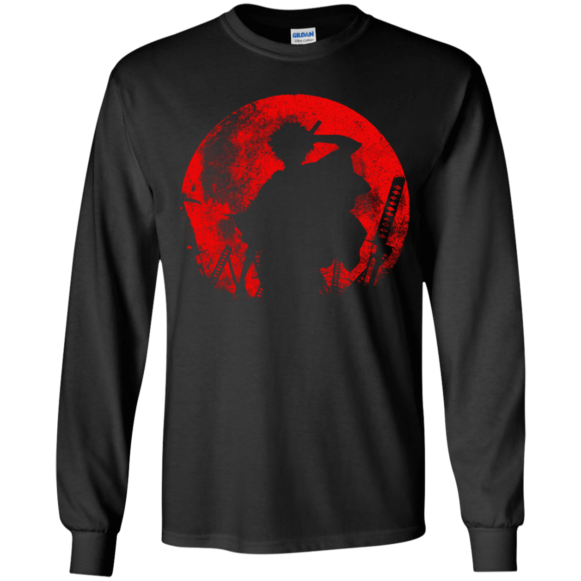 T-Shirts Black / YS Samurai Swords Youth Long Sleeve T-Shirt