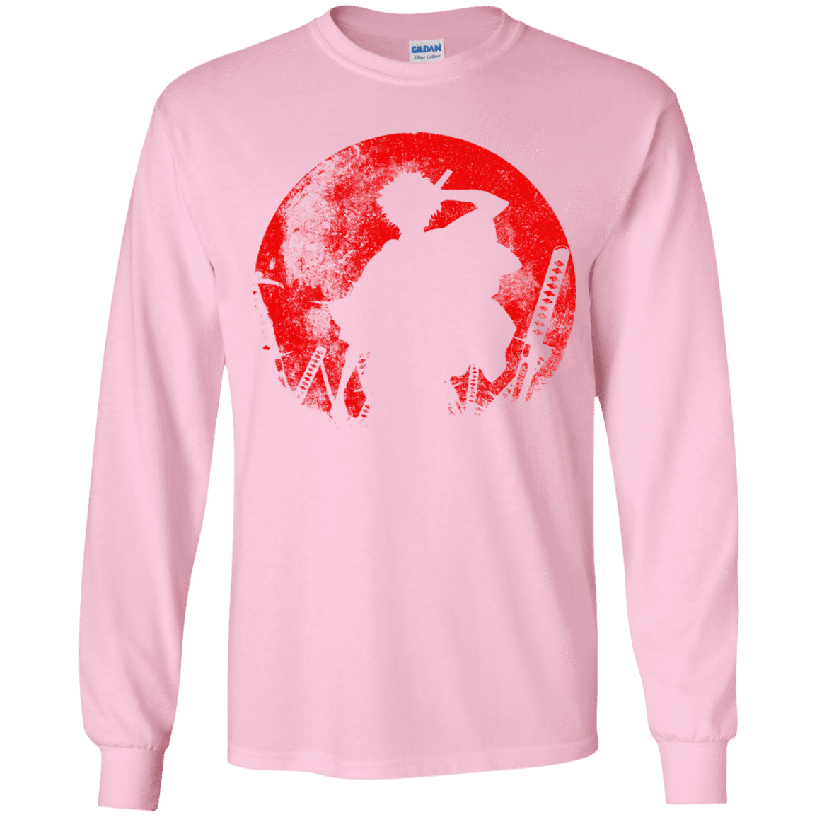 T-Shirts Light Pink / YS Samurai Swords Youth Long Sleeve T-Shirt