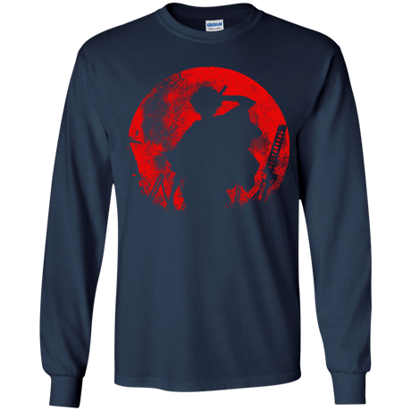 T-Shirts Navy / YS Samurai Swords Youth Long Sleeve T-Shirt