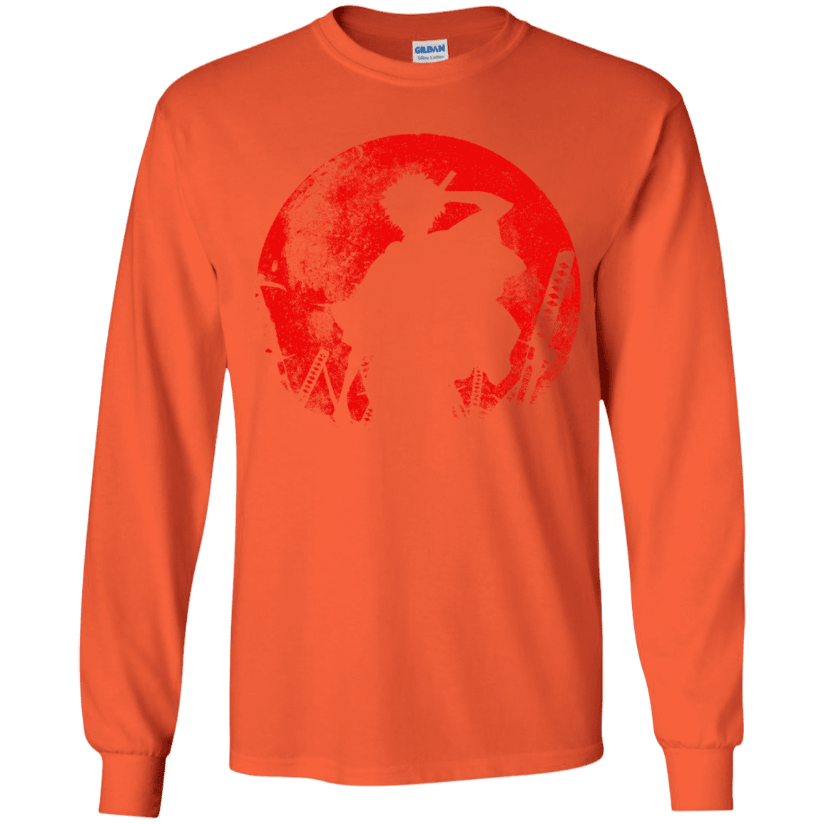 T-Shirts Orange / YS Samurai Swords Youth Long Sleeve T-Shirt