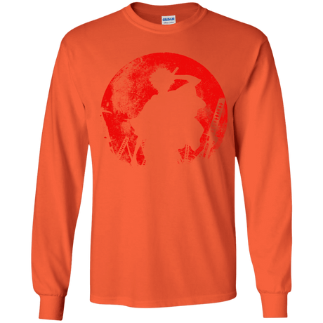 T-Shirts Orange / YS Samurai Swords Youth Long Sleeve T-Shirt