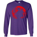 T-Shirts Purple / YS Samurai Swords Youth Long Sleeve T-Shirt