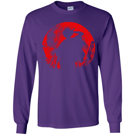 T-Shirts Purple / YS Samurai Swords Youth Long Sleeve T-Shirt