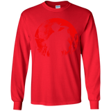 T-Shirts Red / YS Samurai Swords Youth Long Sleeve T-Shirt