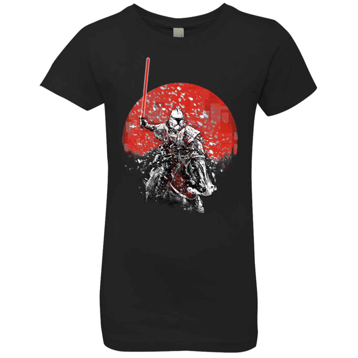 T-Shirts Black / YXS Samurai Trooper Girls Premium T-Shirt