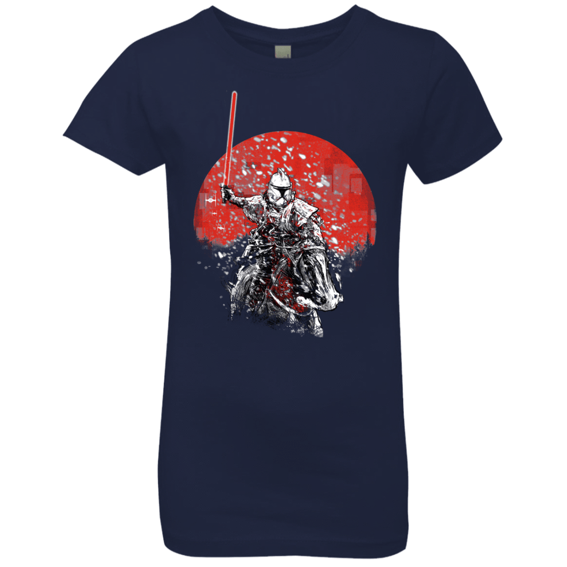 T-Shirts Midnight Navy / YXS Samurai Trooper Girls Premium T-Shirt
