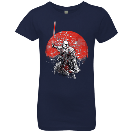 T-Shirts Midnight Navy / YXS Samurai Trooper Girls Premium T-Shirt