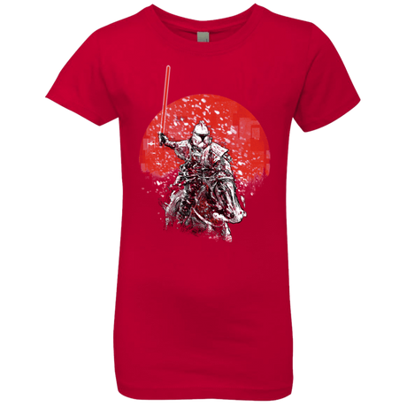 T-Shirts Red / YXS Samurai Trooper Girls Premium T-Shirt