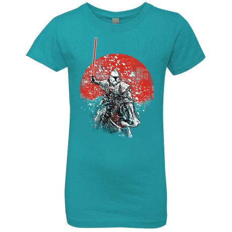 T-Shirts Tahiti Blue / YXS Samurai Trooper Girls Premium T-Shirt