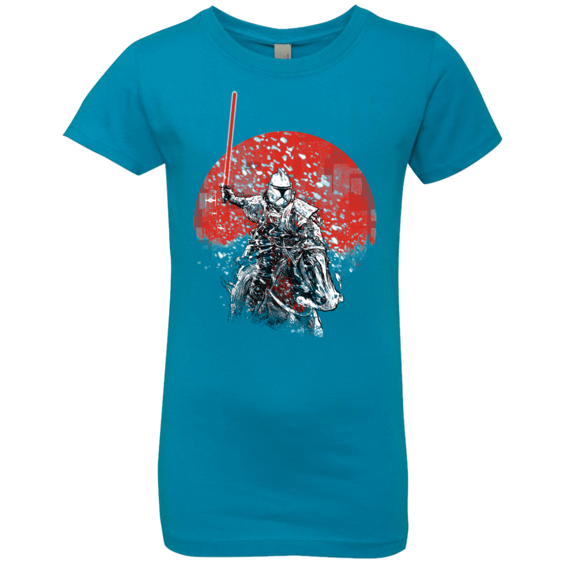 T-Shirts Turquoise / YXS Samurai Trooper Girls Premium T-Shirt