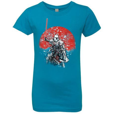 T-Shirts Turquoise / YXS Samurai Trooper Girls Premium T-Shirt