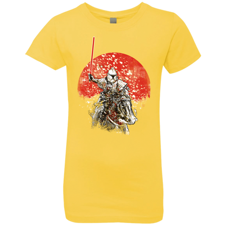 T-Shirts Vibrant Yellow / YXS Samurai Trooper Girls Premium T-Shirt