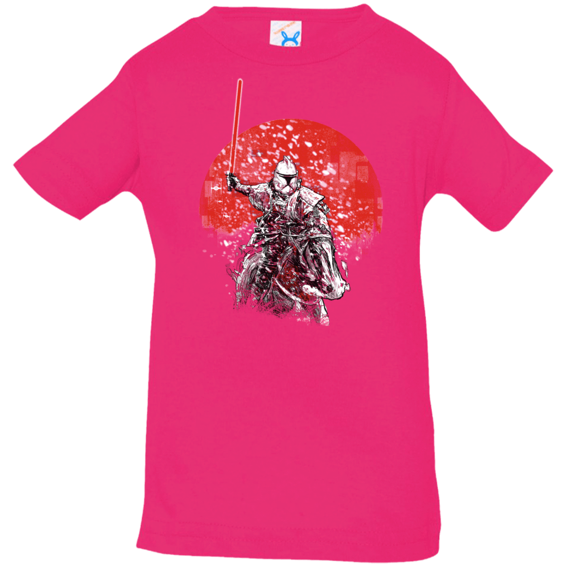 T-Shirts Hot Pink / 6 Months Samurai Trooper Infant Premium T-Shirt