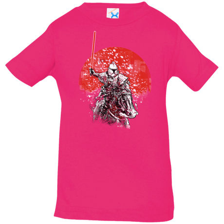 T-Shirts Hot Pink / 6 Months Samurai Trooper Infant Premium T-Shirt