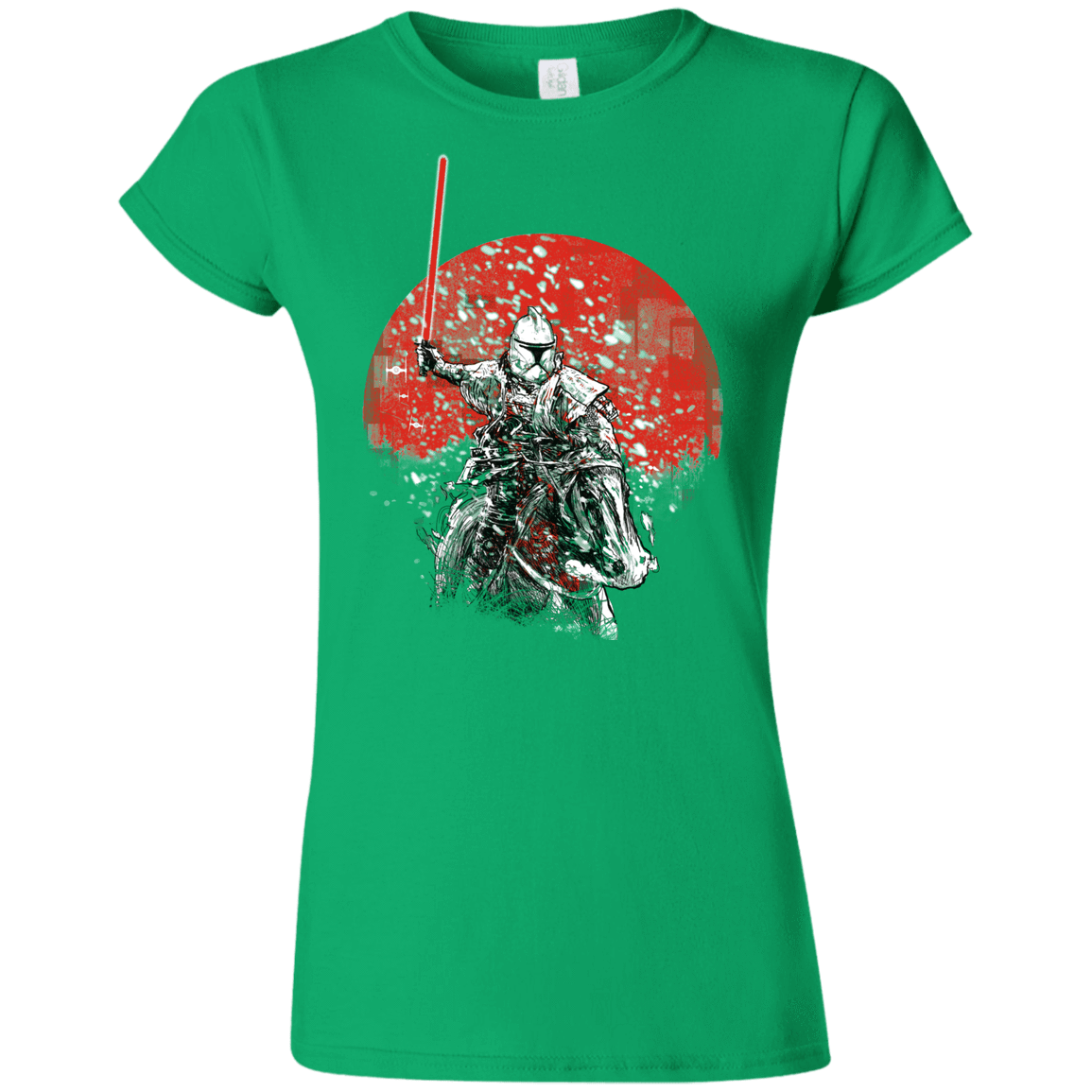 T-Shirts Irish Green / S Samurai Trooper Junior Slimmer-Fit T-Shirt