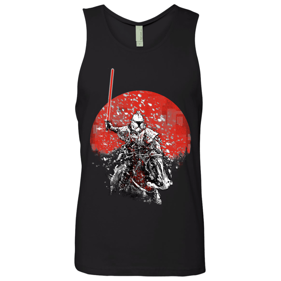 T-Shirts Black / S Samurai Trooper Men's Premium Tank Top