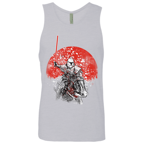 T-Shirts Heather Grey / S Samurai Trooper Men's Premium Tank Top