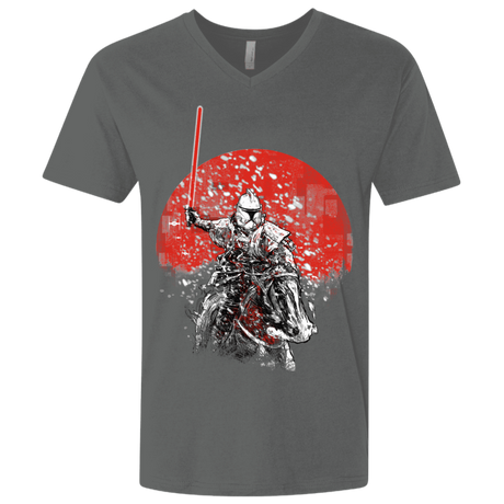 T-Shirts Heavy Metal / X-Small Samurai Trooper Men's Premium V-Neck