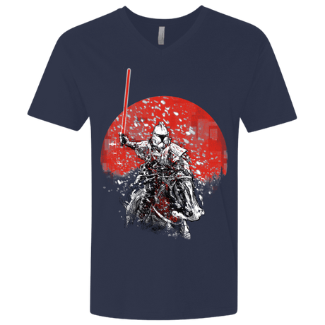 T-Shirts Midnight Navy / X-Small Samurai Trooper Men's Premium V-Neck