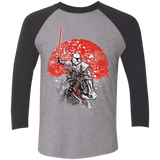 T-Shirts Premium Heather/Vintage Black / X-Small Samurai Trooper Men's Triblend 3/4 Sleeve