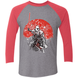 T-Shirts Premium Heather/Vintage Red / X-Small Samurai Trooper Men's Triblend 3/4 Sleeve