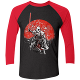 T-Shirts Vintage Black/Vintage Red / X-Small Samurai Trooper Men's Triblend 3/4 Sleeve